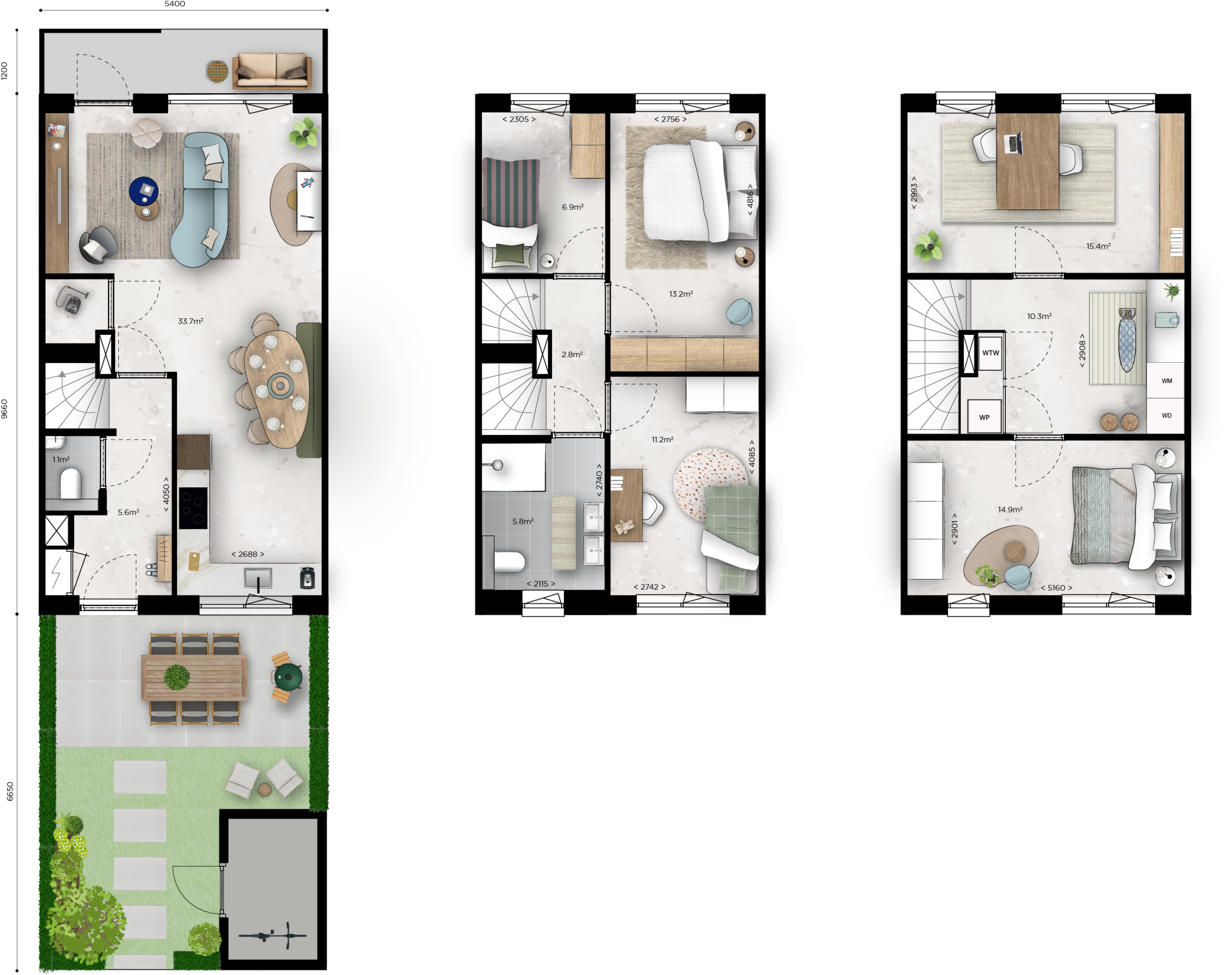 Kavel1_3-laags-540_A Parkwoning Royaal