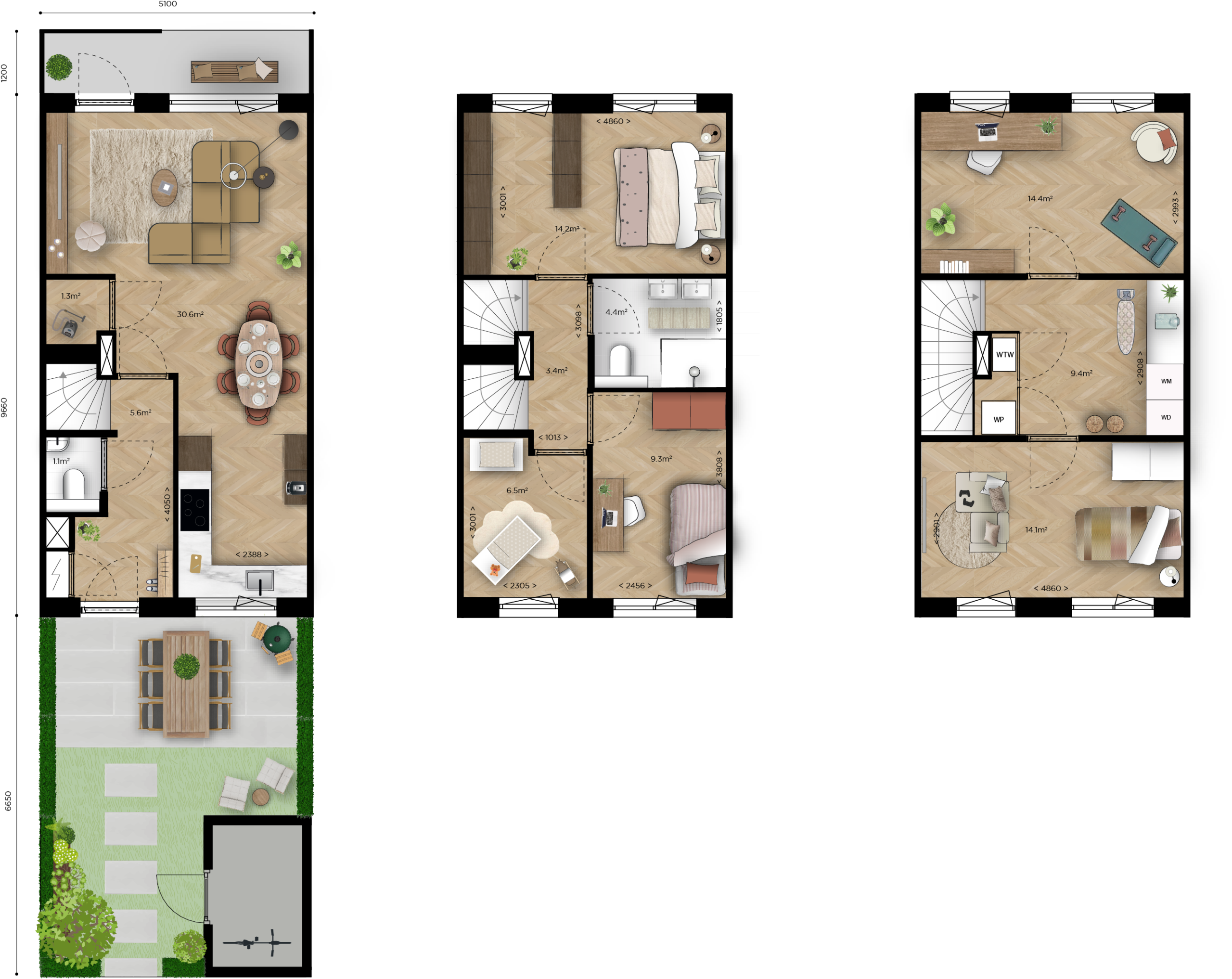 Kavel1_3-laags-510_A Parkwoning